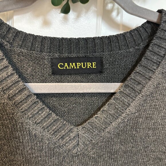 Campure Dark Gray Women's Sweater Vest-Size XL - Picture 3 of 6